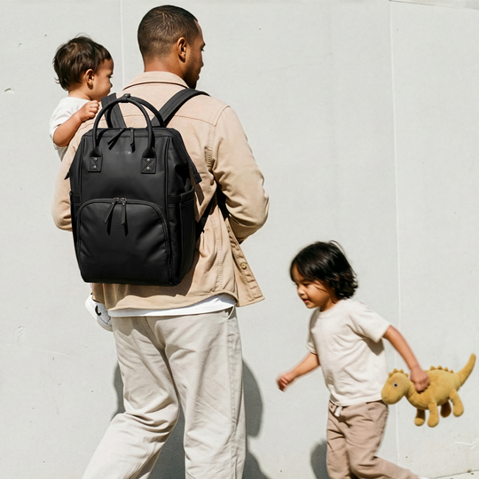 ALUXO Active X  -  Unisex Baby Bag - BLACK