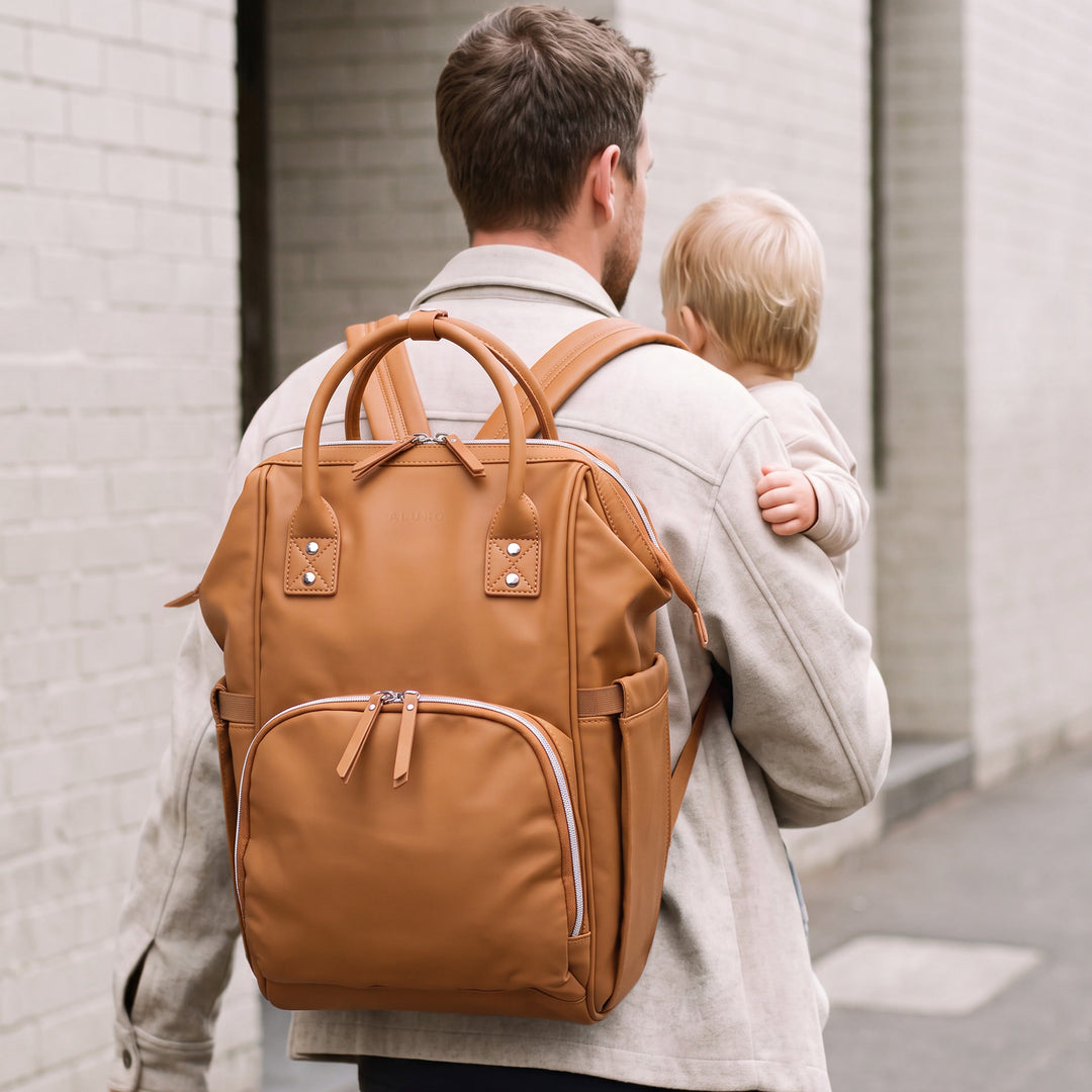 ALUXO Active X  -  Unisex Baby Bag - CLAY