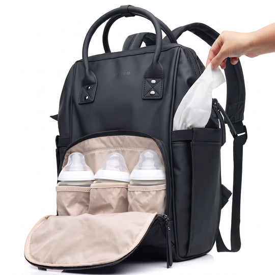 ALUXO Active X  -  Unisex Baby Bag - BLACK