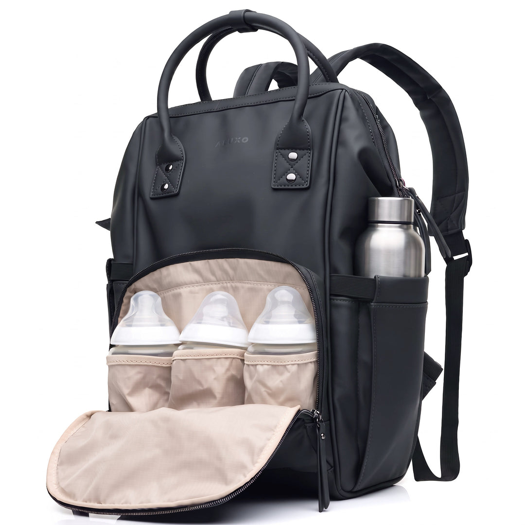 ALUXO Active X  -  Unisex Baby Bag - BLACK