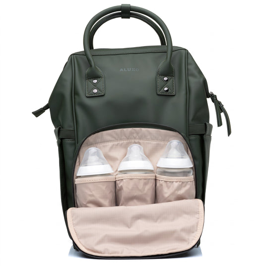 ALUXO Active X  -  Unisex Baby Bag - OLIVE GREEN