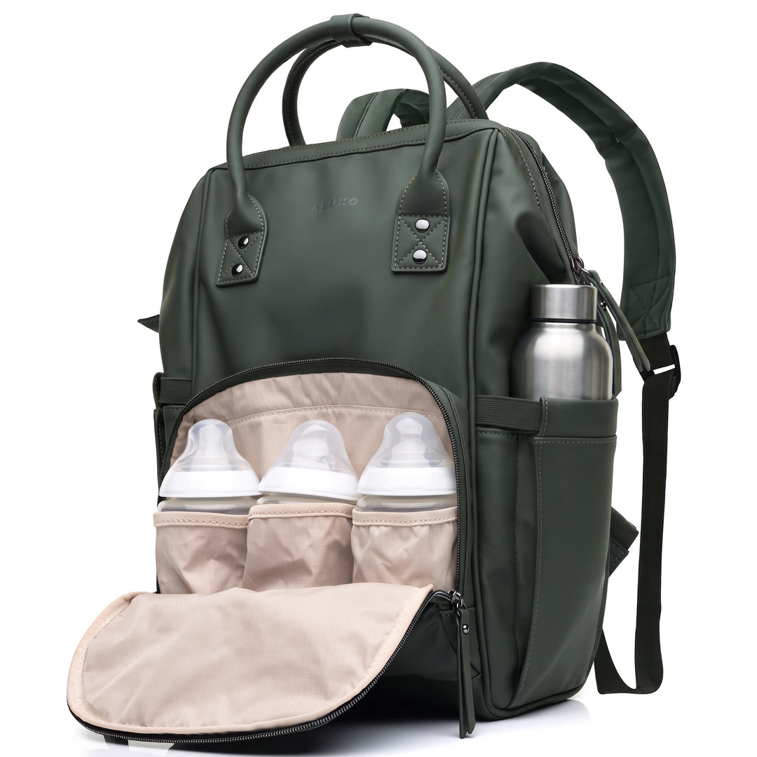 ALUXO Active X  -  Unisex Baby Bag - OLIVE GREEN
