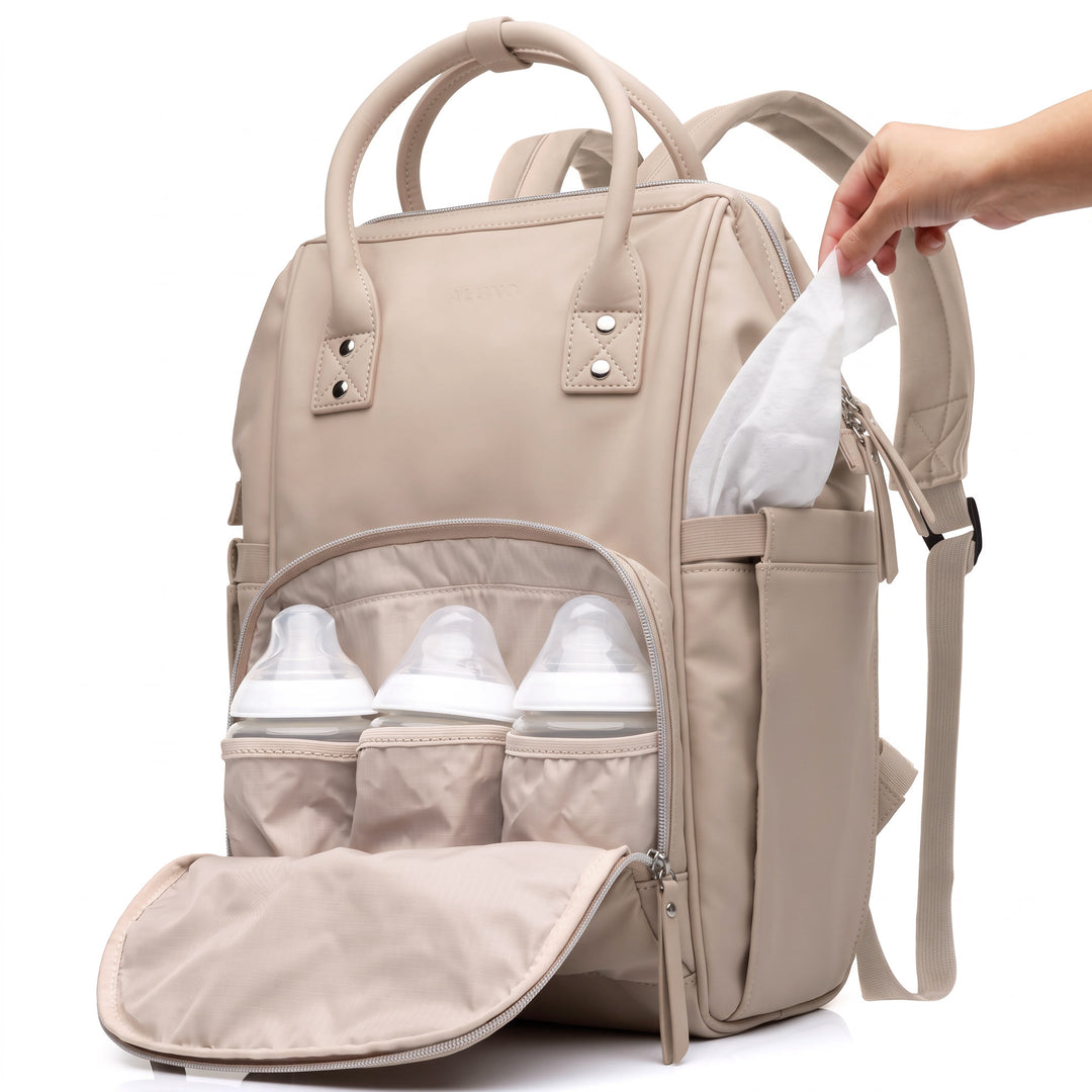 ALUXO Active X  -  Unisex Baby Bag - STONE