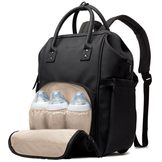 ALUXO Active X  -  Unisex Baby Bag - BLACK