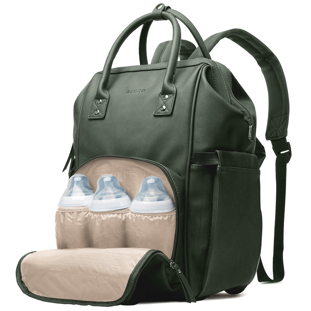 ALUXO Active X  -  Unisex Baby Bag - OLIVE GREEN