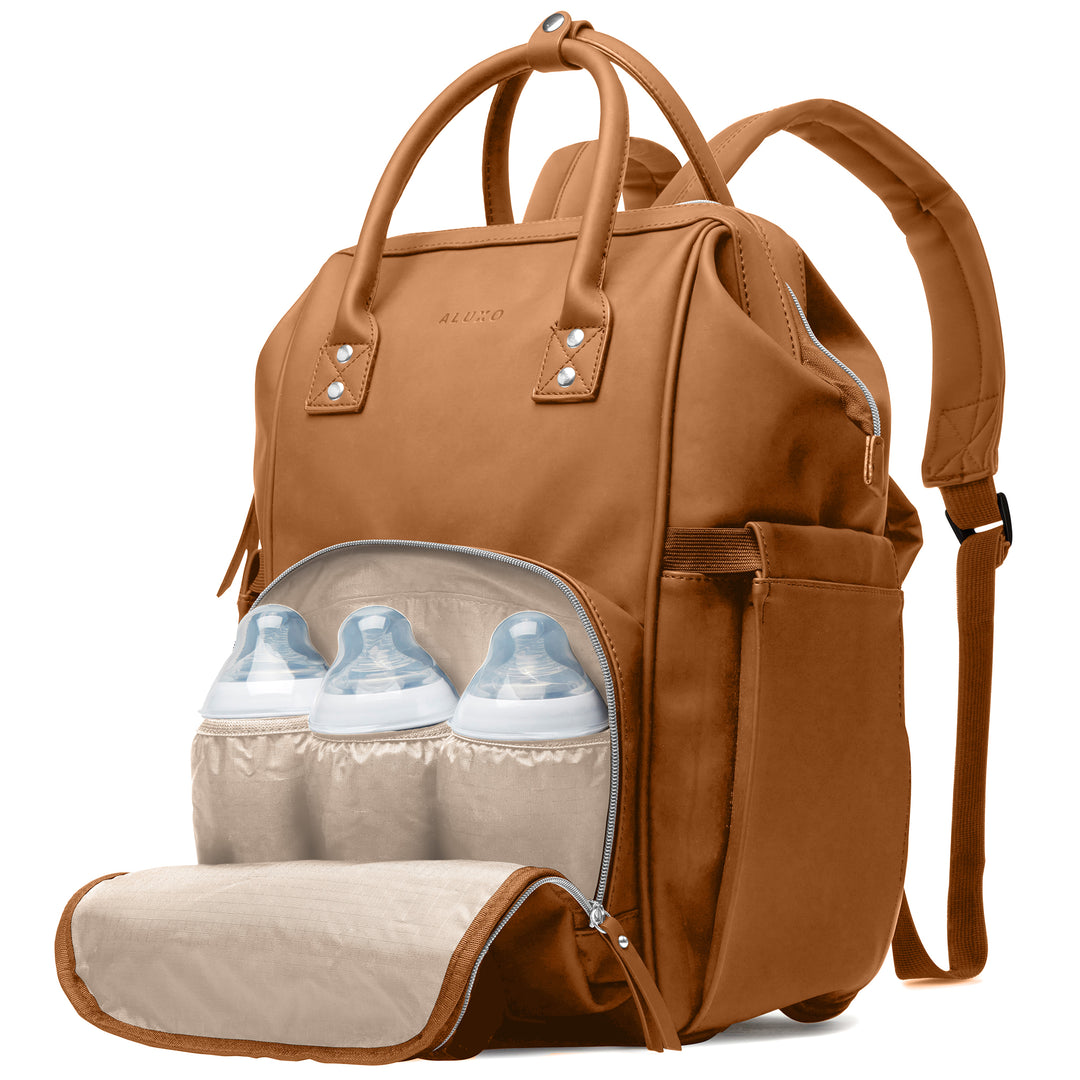 ALUXO Active X  -  Unisex Baby Bag - CLAY