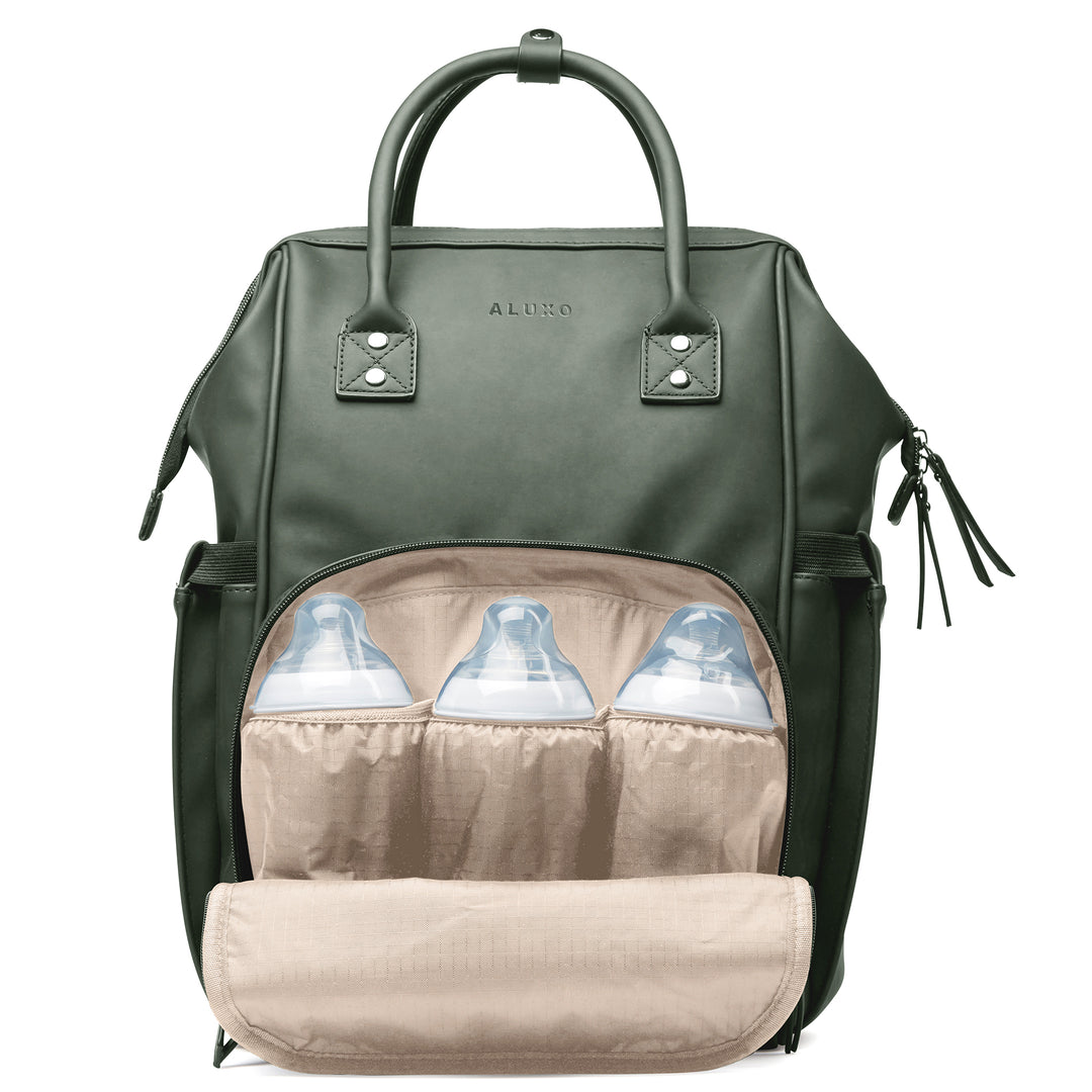 ALUXO Active X Unisex Baby Bag OLIVE GREEN – ALUXO Bags